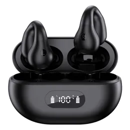 Bezprzewodowy zestaw słuchawkowy Bluetooth nauszniki kolczyki w uchu słuchawki Auriculares TWS sportowe słuchawki do biegania wodoodporna redukcja szumów