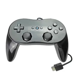 per Nintendo Wii pro Controller di gioco cablato Gamepad Joystick Controller nero bianco