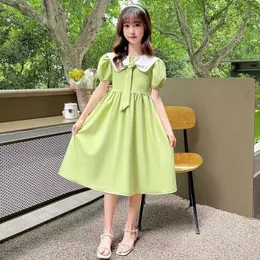 Girl's Dresses Summer Girls Dress Teen Fashion 2023 Kids School Casual Dresses Princess Children Clothes Dress for Girl Vestido 6 8 10 12 Years Z0223