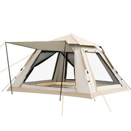 Tendas e abrigos Swolf ao ar livre automaticamente tenda 5 ~ 8 Person Beach Aberto rápido Camping Camping Double Rain Camping Abrigos de um quarto J230223