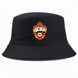 NUEVA CAPA DE SUMERA LA CENTRA CSKA MOSCￚ Rusia Bucket Hat de verano Marca Casual Unisex Fisherman Hat258r