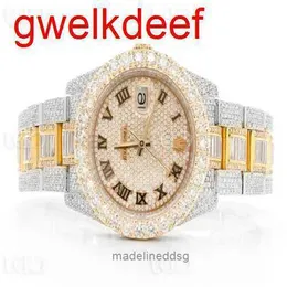 Moda de alta qualidade Iced Out Watchesmens pulse de luxo Round Cut Lab GR DDGU UFN1