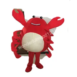 Publicidade mascote de caranguejo trajes de carnaval hallowen presentes unissex publicidade ao ar livre f￩rias f￩rias celebra￧￣o car￡ter car￡ter mascote mano