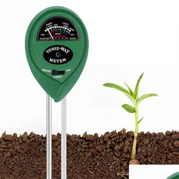 Andere Gartenbedarf Bodentester 3-in-1-Pflanzenfeuchtigkeitsmesser Licht pH-Monitor Detektor Home Lawn Farm Indoor Outdoor Use Xbjk2301 Dro Dhpja