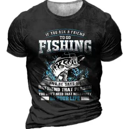 Men's T-Shirts Summer Newest Outdoor Fishing Shirt 3d Printed Fishing T-shirt For Men Short Sleeve Casual Fish Tops Tees 022223H