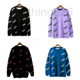 designerski sweter kobiety swetry okrągłe szyję liter haft haft mejr bluzy dressat pullover pullover para skoczków Urxr odzież wierzcha