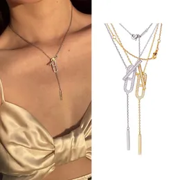 Ketten Modeschmuck Halskette weibliche Schwein Nase Schlüsselbein Damen 2023 JewelryChains