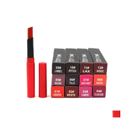 Lipstick Girls Lipsticks Pen Lippenstift Matte Easy To Wear Longlasting Natural 3G Makeup Batom Drop Delivery Health Beauty Lips Dh6Po