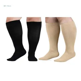 5PC Socken Strumpfwaren 1 Paar große Kompressionssocken für Damen und Herren, breite Waden, extragroße kniehohe Stützstrümpfe für die Durchblutung Z0221