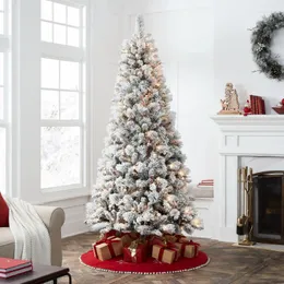 Decorações de Natal Férias tempo de férias de 7,5 pés pré-iluminada Lakewood Spruce Artificial