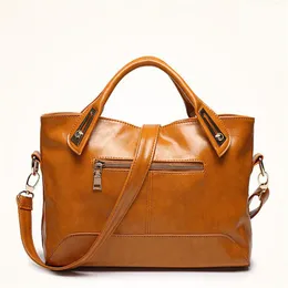 HBP 2021 New Fashion Trend Bag Women Wax Wax Leather Women One Counter Messenger Bag Clost Women's Bag2921
