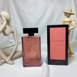 Tasarımcı parfümü için 100ml Musc Noir Gül Parfümleri Kadın Koku Eau De Parfum İyi Koku EDP Çiçek Uzun Kalma Köln Spray4D7G
