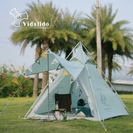 Tents and Shelters Vidalido Outdoor Camping 23 Person Pudding Baby Tent Automatic Quick Opening Pudding Children's Tent Child Game Play Toy Tent J230223