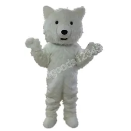 Performance Polar Bear Mascot Costumi Halloween Fancy Party Abito Carnevale Carnival Carnevale per la festa di compleanno Pasqua Costume da festa di compleanno