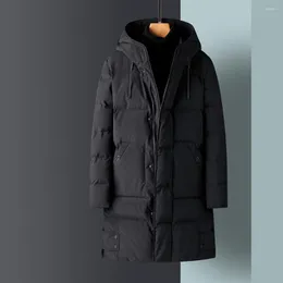 Herren Down 2023 Männer Baumwolle gepolsterte Jacken Casual Coats Jacket Schal Mode -Kapuze -Outwe
