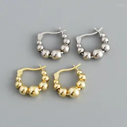 Ohrstecker Enosola 925 Sterling Silber Böhmen Pirecing Perlen Kreis Hip Hop Für Frauen Boucle Oreille Femme Geburtstag Schmuck