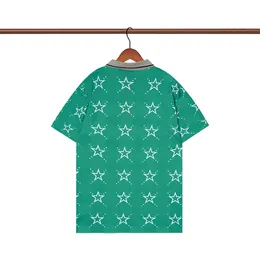 Herr sommar lyxiga italienska mäns t-shirt designer polo skjorta high street broderade tryckta klädherrens varumärke polo skjorta