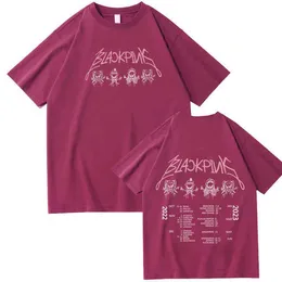 Mens T-shirts 2023 Love on Tour Tshirt Aesthetic Sudaderas Hip Hop Cdgs Plays Short Sleeve Tees Embroidered Heart Red Love T-shirt0VN8