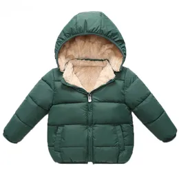 Hoodies Sweatshirts Baby Kinder Jacken Jungen Winter Dicke Mäntel Warme Kaschmir Oberbekleidung Für Mädchen Kapuzenjacke Kinder Kleidung Kleinkind Mantel 1-6Y 230222