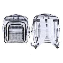 Torby w talii 28GD anty-statyczne przezroczyste PCV Backpack Cleanroom Inżynier narzędzi do narzędzi komputerowych 230223