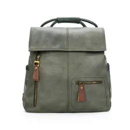 Waist Bags Fashion Forward Wilslat Femal Backpack Purse Leather Anti-theft Casual Shoulder Bag Mochilas Satchel Bolso 230223