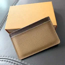 High quality Luxurys Designers Card holder mini Purse Pocket Holders single handbag Men Women's COIN free Black Lambskin Interior Slot Wallets Key bag Coin Purses