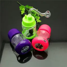 nova Europa e Americaglass tubulação bubbler fumar água Cachimbo de vidro bong plástico mini-tubulação de água colorida