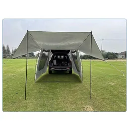 الخيام والملاجئ خيمة خلفية للأشعة فوق البنفسجية الحماية من المظلة SUV Tailgate Sun Shade Outdoor Car Tent J230223