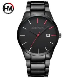 Orologi da polso Anke Store Quartz Creative RedBlack Cinturino in acciaio inossidabile Business Men Top Orologi De Luxo Waterproo