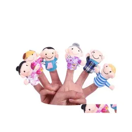 Puppets dedo dedo beb￪ mini animais de m￣o educacional desenho animado animal de pel￺cia brinquedos de teatro