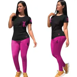 S-2XL Tute da donna Due pezzi Set Designer 2023 Nuovo formato standard T-shirt da donna Pantaloncini Tuta sportiva 21 colori