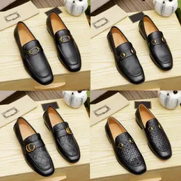2023 Tasarımcılar Ayakkabı Erkek Moda Loafers Orijinal Deri Erkek İş Ofis Çalışma Resmi Elbise Ayakkabıları Marka Tasarımcısı Partisi Düğün Düz Ayakkabı Boyutu 38-46