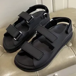 Sandals Candy Jelly Flat Women Black White PVC Ladies Summer Shoes Brand Rubber Sandalias شاطئ عرضي لـ 230223