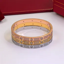 Fashion Tennis Eternal Love Bracelet Designer Jewelry for Mens Women Diamante Full Diamond de oro Regalos plateados de plataforma de lujo Brace1886