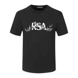Camisetas masculinas do DSQ Phantom Turtle 2023Ss Novo confort￡vel paris de moda paris tshirts camiseta de ver￣o masculino 100% algod￣o Hip Hop Streetwear Tops preto branco 056903