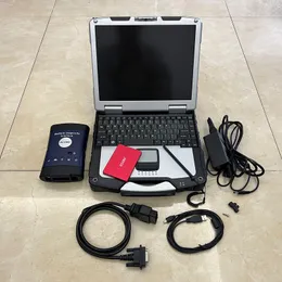 Mdi 2 Teşhis Aracı USB veya Bluetooth Yazılımı Ssd, Dizüstü Bilgisayarlı CF30 touch hardbook OBD Kabloları Tam Set Kullanıma Hazır