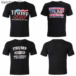 Men's T-Shirts Men Donald Trump T Shirt S-3XL Homme O-Neck Short Sleeve Shirts Pro Trump 2020 T-Shirt Trump Gifts 10pcs AAA1498 W0224