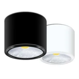 Oberflächenmontierte LED -Downlights 3W 5W 7W 12W LED -Decke Down Lampe Küche Badezimmer Dimmbare LED COB Downlights Lamp2338