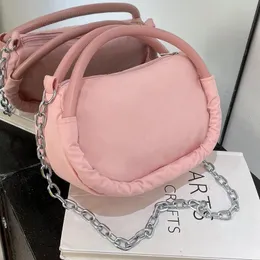 Abendtaschen Damen Handtasche Niedliche rosa Kette Umhängetasche Oxford Tuch Mädchen Messenger Luxus Designer Clutch Weibliche Hobo Satchel