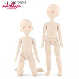 Animales de peluche rellenos Adollya 1/6 BJD Doll Body 30cm 22 Juguetes móviles Juguetes para niña Bola Muñeca giratoria de muñeca blanca Muñeca desnuda para niñas W0224