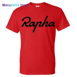 WANGCAI01 T-shirty męskie 2021 Kobiety mężczyzn Mężczyzna moda Rapha Wzór nadruk krótka prosta koszulka O-D-Neck krótka seve bawełniana koszula 0224H23