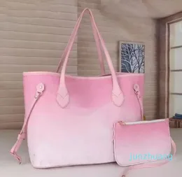 YQ Women Luxurys Designers Bags Bolsa de compras de grande capacidade Designer de couro feminino 11 bolsas moda traseiro228g