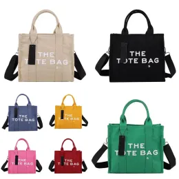 مارك The Tote Bag Lairing Leather Women Handbag Casual Mini Canvas Counter Bag Designer Black Totes Bags Crossbody Fashion Fashion Shopping Marc Jocobs