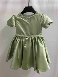 Vestidos de menina gaun mutasa anak perempuan gaun putri hijau anak-anak musim pana pesta piano lucu w0224