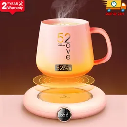 Andra köksverktyg Mini Portable USB Cup Warmer 3 Gear Coffee Mug Heating Coaster Smart Thermostatic Plate Milk Tea Water Pad Heater 230224