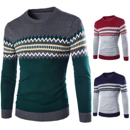 Men's Sweaters Knitted Sweater Mens For Men Fashion Chandail Homme Pullover Long Sleeve Comfort Youth CasualMen's