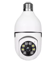 A6 Żarówka Kamera Bezprzewodowa 1080P 360 Stopni Panoramiczna Smart HD Kamera WiFi Wersja nocna Bezpieczeństwo w domu Nadzór IP CCTV Uchwyt żarówki LED Kamera z opakowaniem detalicznym