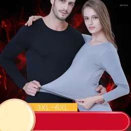 Men térmico masculino Homens mais gordo e aumentado subirtes mulheres Mulheres plus size long Johns atesar leggings algodão quente