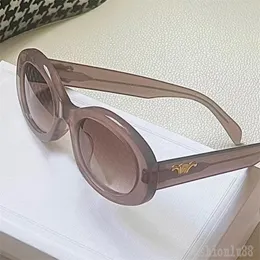 Occhiali da sole rotondi retr￲ multistyle occhiali da sole delicati delicati full telaio unisex lentes de sol antiburn leisure occhiali da sole grazia per donna 4s194cplb.19bv pj009 c23