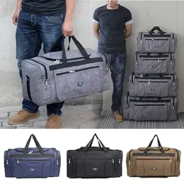 Duffel Bags Oxford Waterproof Men Men Travel Ręczne bagaż duże biznes duża pojemność weekendowy Duffle L230223